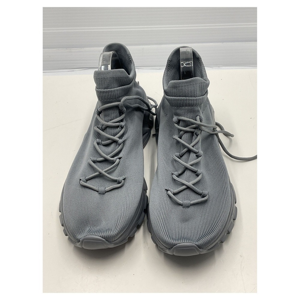 PROTO Men's Grey Knit Slip-On Sneakers Size US 12